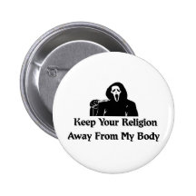 Religion Away From My Body Pins