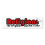 Religion Bumper Sticker