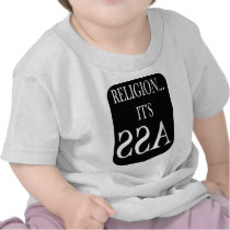 religion is backwards t-shirt