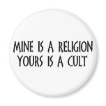 Religion Or Cult? magnets