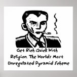 Religion Pyramid Scheme posters