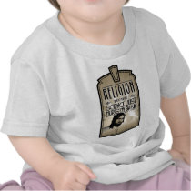 Religion. Science hurts my brain. T-shirt