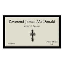 Religious Business Card
