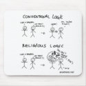 Religious Logic mousepads