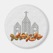 Religious Nuts Refrigerator Magnet