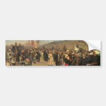 Religious Procession in Kursk Province Bumper Sticker