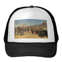 Religious Procession in Kursk Province Hats