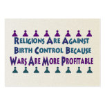 Religious Wars Business Card Template