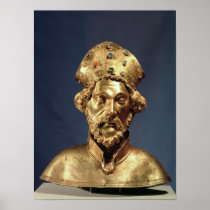 Reliquary bust of St. John Cassian Posters