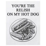 RELISH and hot dogs lover flyers