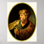 Rembrandt van Rijn - Man in oriental dress Print