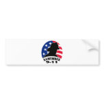 Remember 9-11 fireman firefighter american flag bumper sticker