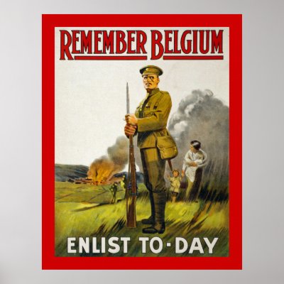 Remember Belgium (canvas) Posters by RetroCommunications