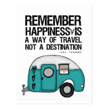 remember happiness postcard