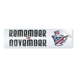 Remember in November - Tea Party Patriots bumper stickers