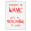 Remember My Name cards