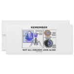 Remember Not All Viruses Look Alike (Virology) rack cards