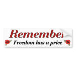Remember Poppy bumper stickers
