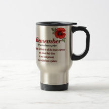 Remember Poppy Mugs