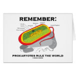 Remember: Prokaryotes Rule The World Greeting Cards