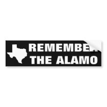 Remember the Alamo Bumper Stickers