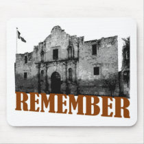 Remember the Alamo Mousepads