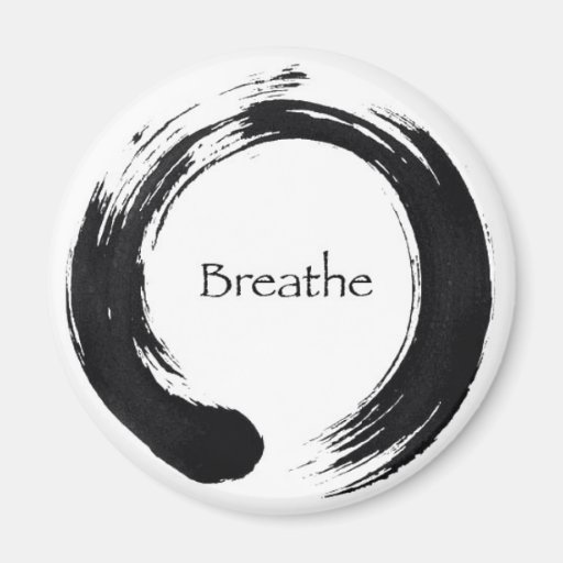 Remember to Breathe! Refrigerator Magnet