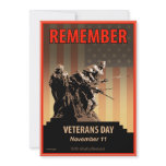 Remember Veterans Day invitations