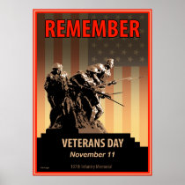 Remember Veterans Day Posters