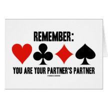 Remember: You Are Your Partner's Partner Card