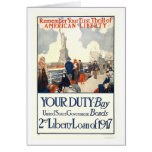 Remember your first thrill of American liberty ... Greeting Card