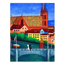 Remembering Basel, Switzerland View Post Card