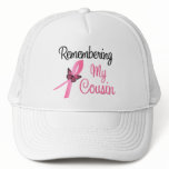 Remembering My Cousin - Breast Cancer Awareness hats