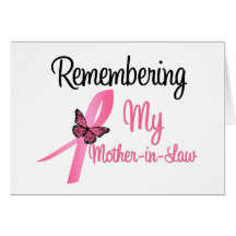 Remembering My Mother-in-Law - Breast Cancer Cards