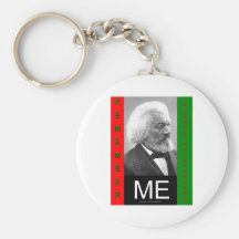rememberMEfrederickDouglass Keychain