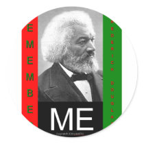rememberMEfrederickDouglass Stickers
