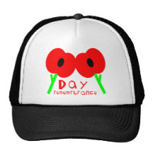 Remembrance Day, Armistice Day or Veterans Day Mesh Hat