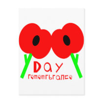 Remembrance Day, Armistice Day or Veterans Day Post Cards