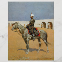 Remington's Cavalryman of the Line, Mexico (1889) Custom Flyer