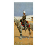 Remington's Cavalryman of the Line, Mexico (1889) Rack Card Template