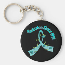 Remission Since 1991 Ovarian Cancer Key Chain