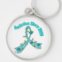 Remission Since 1999 Ovarian Cancer Keychains