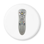 Remote control fridge magnet