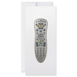 Remote control rack card
