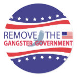 Remove The Gangster Government Stickers