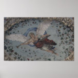 Renaissance angel with trumpet POSTER