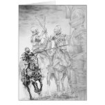Renaissance Medieval Knight Art by Kelli Swan Greeting Cards