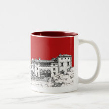 Renaissance museum red mug