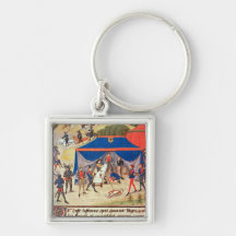 Renaud de Montauban and Charlemagne Key Chains