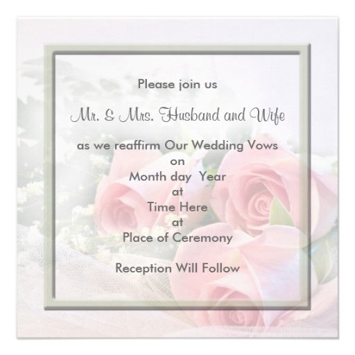 Renewal Of Vows Invitations Uk